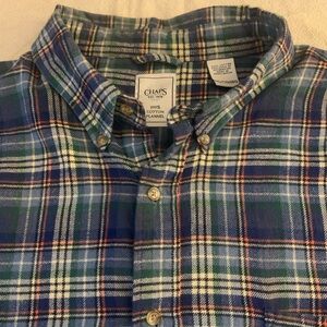 CHAPS LS 100% Cotton Flannel Shirt